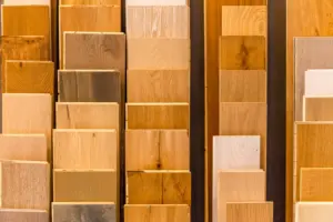 Different kinds of hardwood