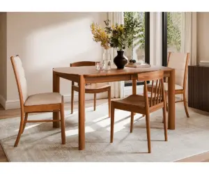 Fall furniture care tips for protecting and decorating a solid wood dining table
