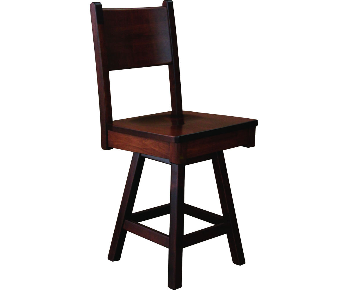 Denver 24" Swivel Barstool Amish Oak In Texas
