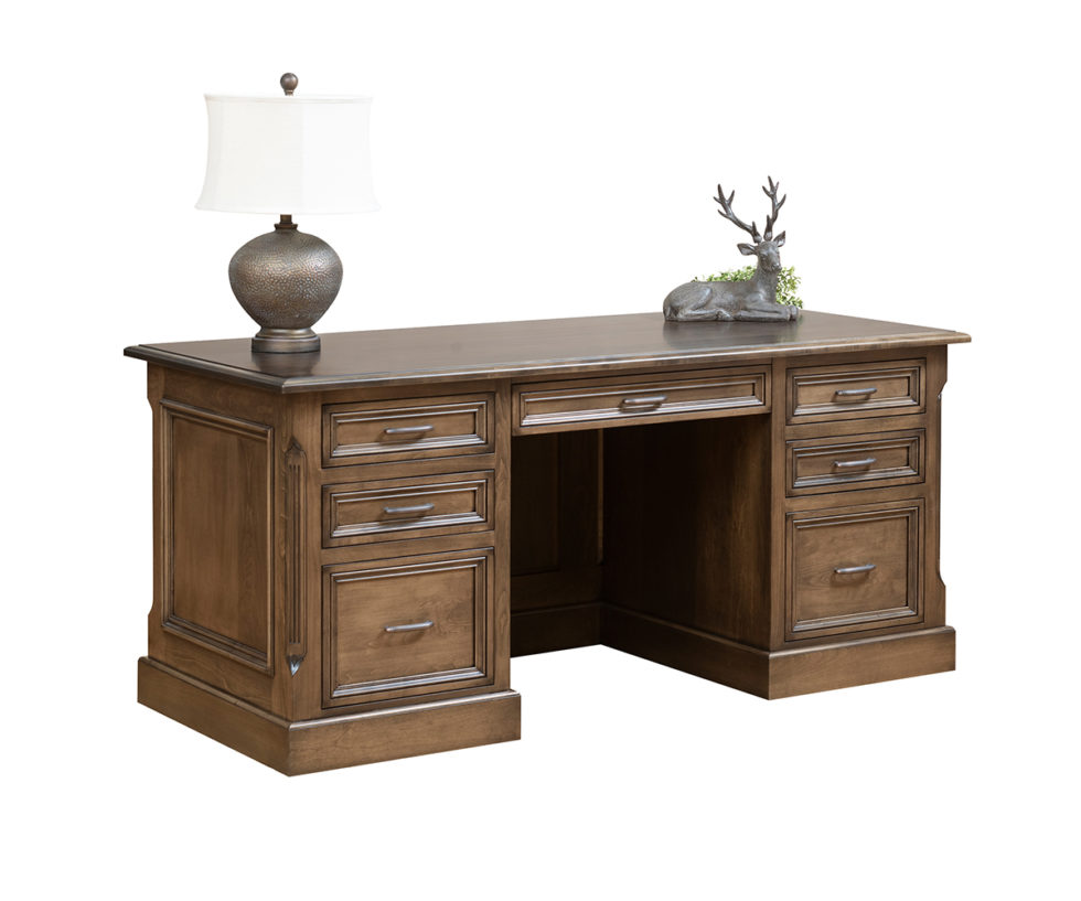 Kingston Executive Desk Amish Oak In Texas
