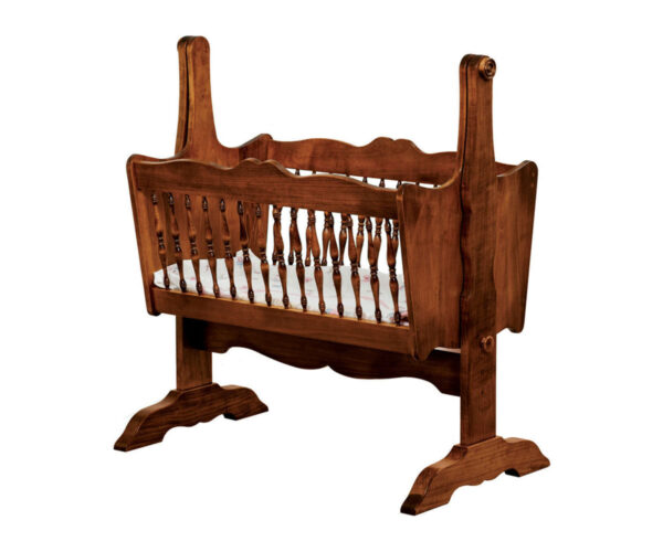Classic Baby Cradle With Cradle Pad
