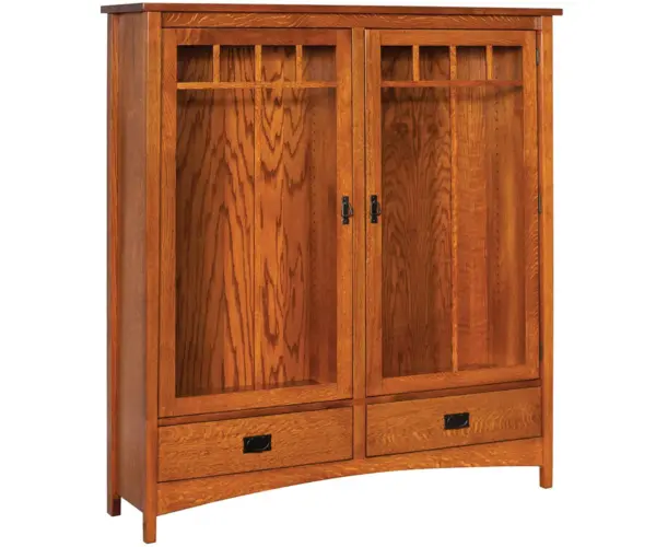 Arts & Crafts 2 Door Bookcase