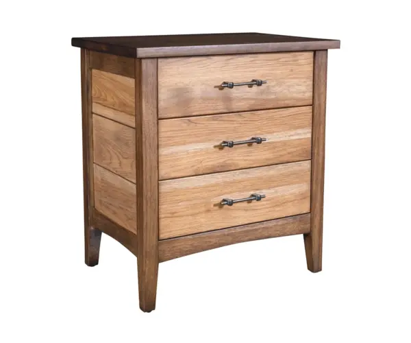 Phoenix 3 Drawer Nightstand